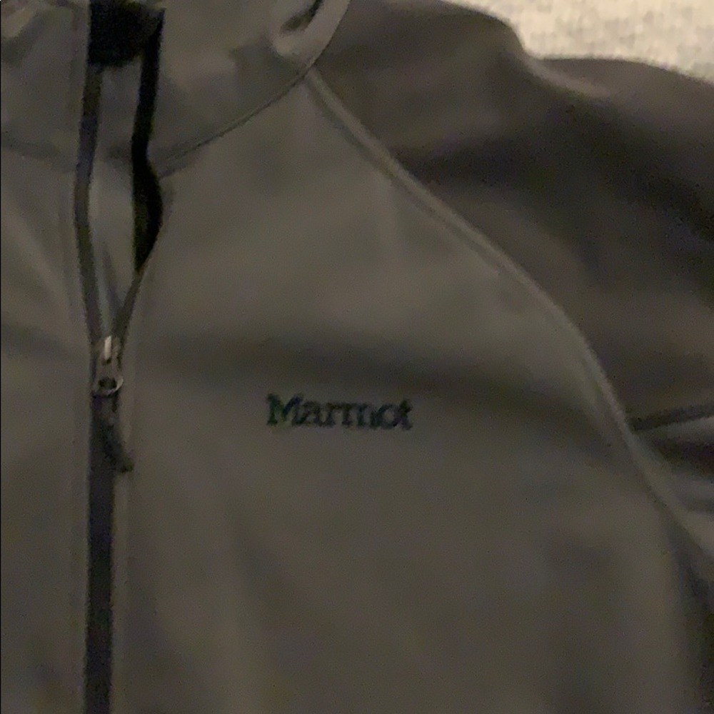 Men’s Marmot Soft Shell fleece jacket Gray size XL